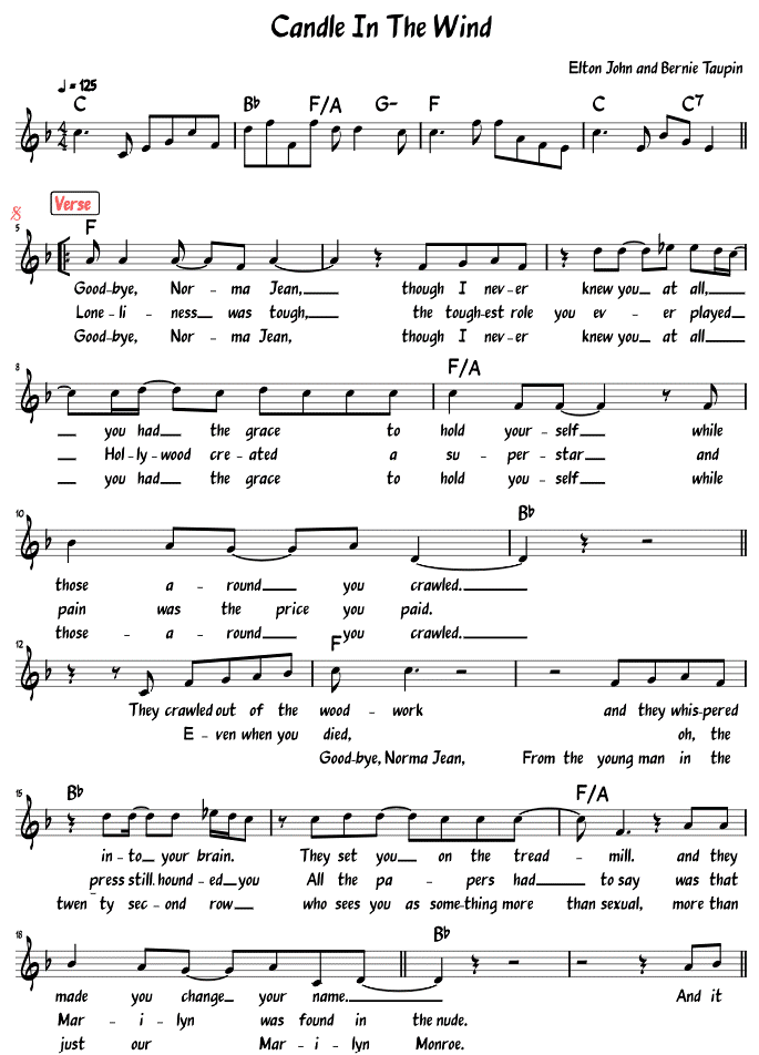 Sheet Music